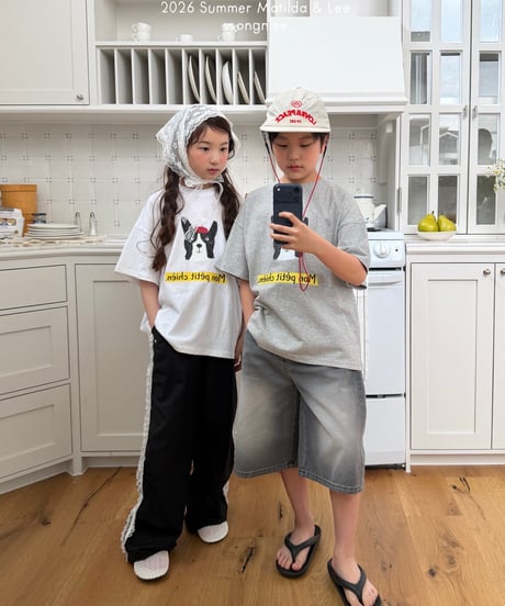 41[予約]matilda&lee petit dog tee