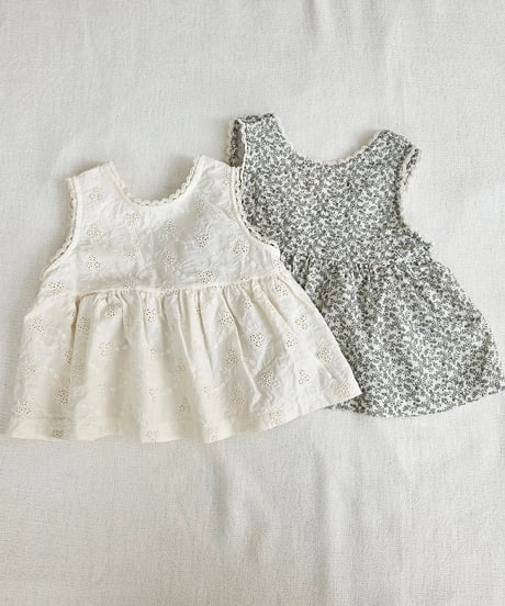 26[予約]mon Atelier cross blouse