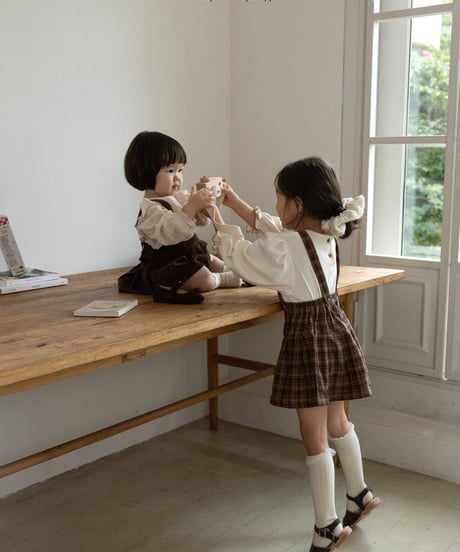 [即納]aladin pleated suspender skirt