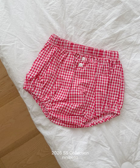 104[予約]ninibello cancan button bloomers(baby)