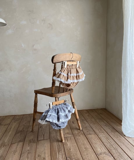 11[予約]anneshirley check lace skirt bloomer