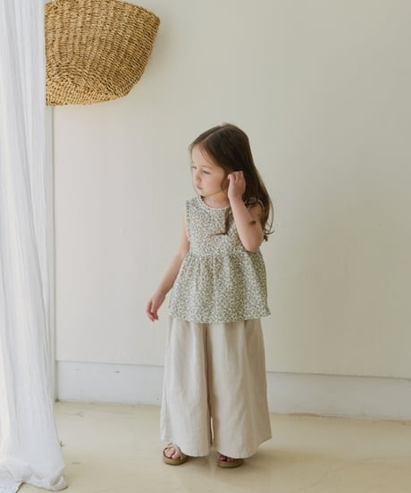 26[予約]mon Atelier cross blouse