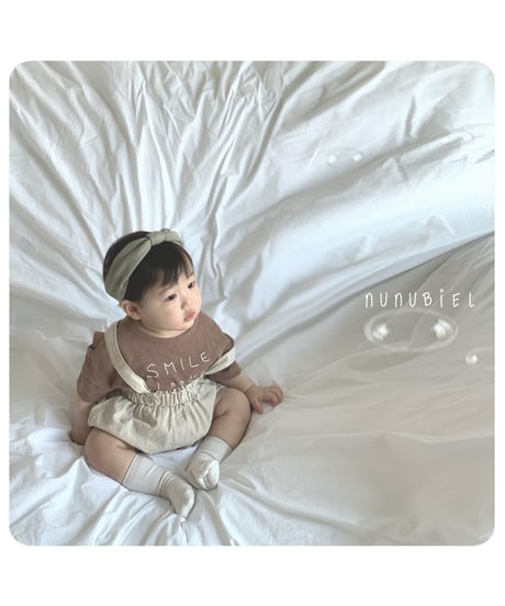 38[予約]nunubiel cool suspender romper