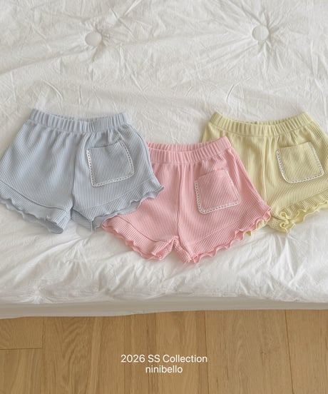 85[予約]ninibello romi pocket pants
