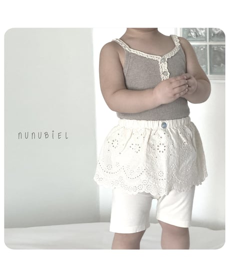 64[予約]nunubiel lace skirt leggings