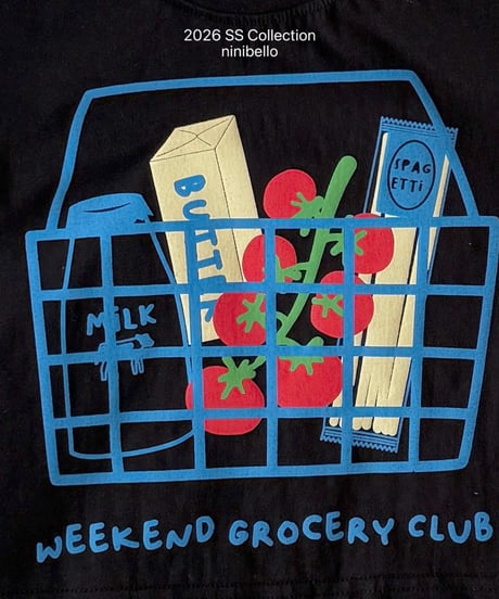 7[予約]ninibello basket tee