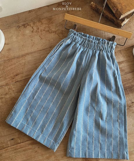 5[予約]elov&monpetitbebe linen wide pants