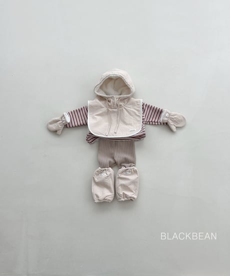 45[予約]blackbean baba padded warmer(kids)