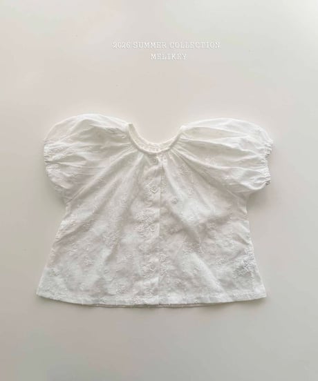 70[予約]melikey mindul shirring blouse