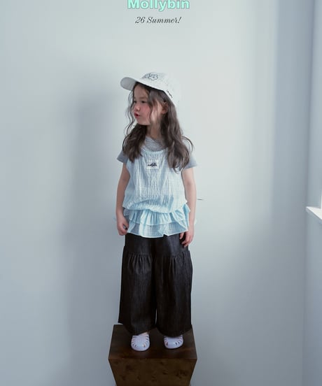 1[予約]Mollybin sally shirring top
