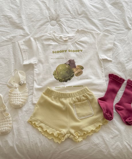 106[予約]ninibello scoop scoop short sleeve t-shirt(baby)