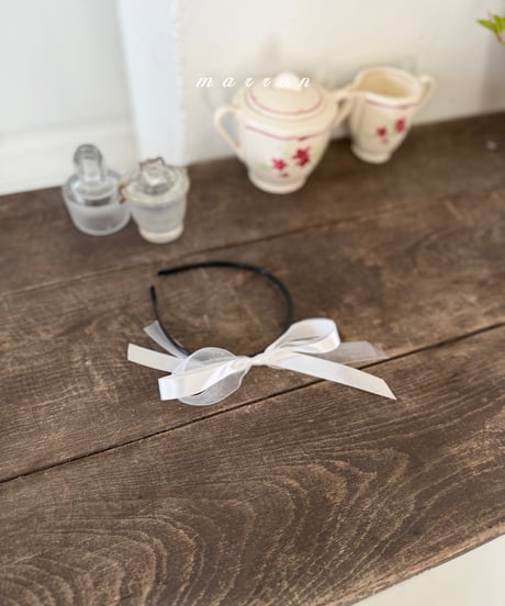 55[予約]marron ribbon headband
