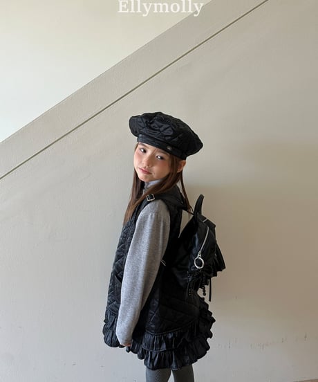 103[予約]ELLYMOLLY square frill bag
