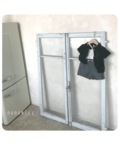 33[予約]nunubiel quadrangle shirts