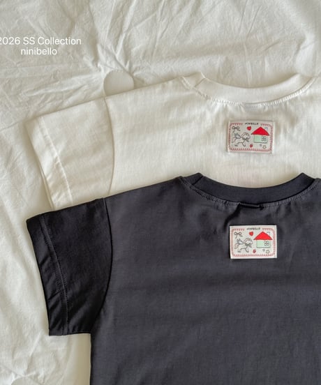 11[予約]ninibello sweet home short sleeve tee