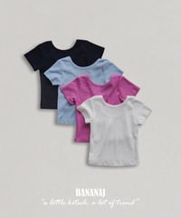 25[予約]BANANAJ joy u-neck tee