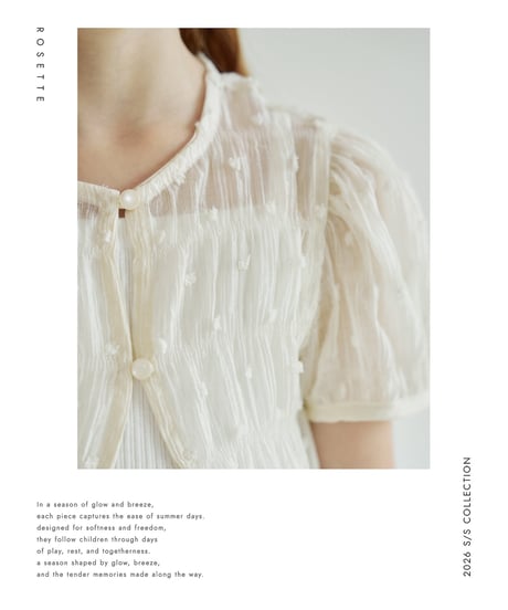13[予約]ROSETTE hazel blouse