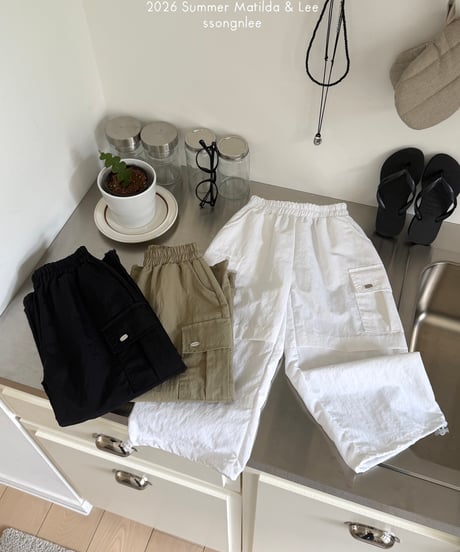 74[予約]matilda&lee summer cargo pants