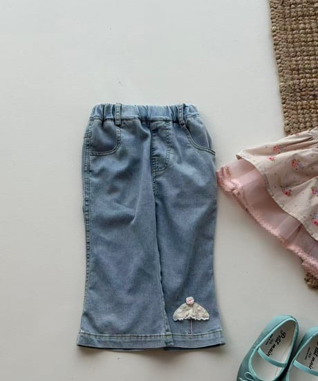 26[予約]aiai sweet umbrella denim pants