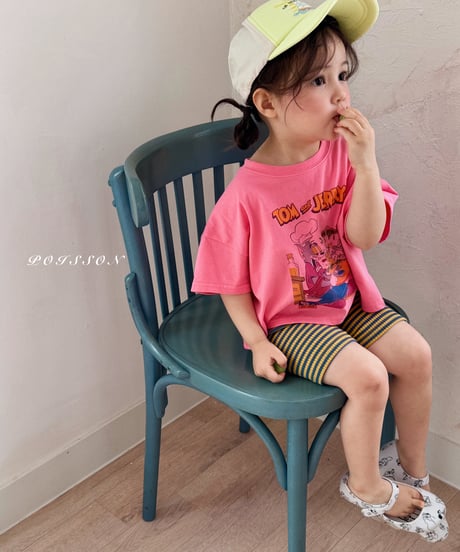 15[予約]poisson border leggings