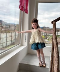 78[予約]aiai daily soft denim shorts