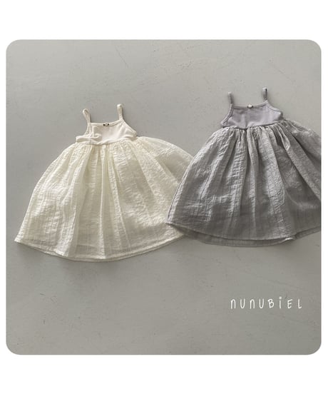 39[予約]nunubiel rose dress