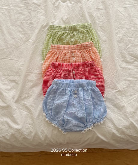 103[予約]ninibello sour lace bloomers(baby)