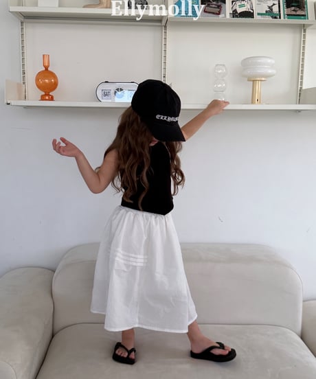 51[予約]ELLYMOLLY blanche long skirt