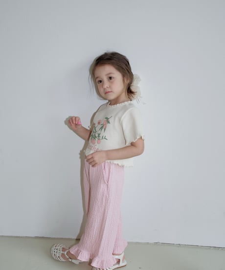 3[予約]momoann peach waffle tee