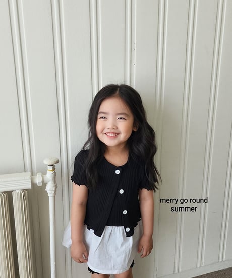 20[予約]merry go round short sleeve cardigan set