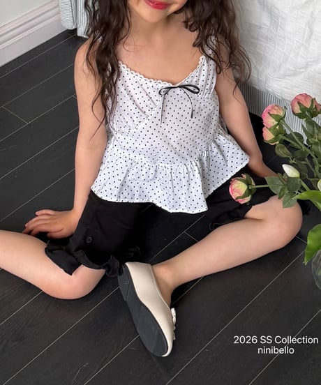 93[予約]ninibello labian tank top blouse