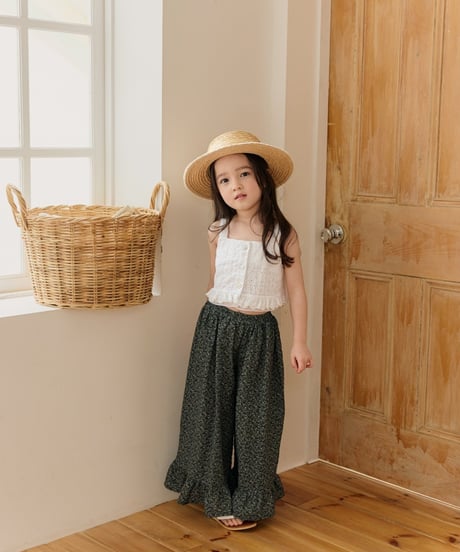 5[予約]mon Atelier lace frill top