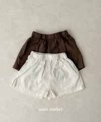 22[予約]mimi market linen short