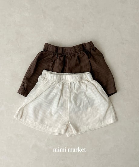 22[予約]mimi market linen short