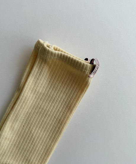 117[予約]ELLYMOLLY colored rib socks