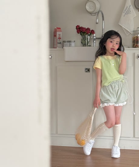 [即納]ninibello bonbon lace blomers(Green)