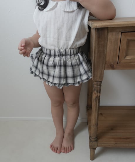 15[予約]mimi market sleeveless collar blouse