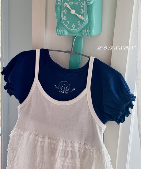 4[予約]poisson girl embroidery tee