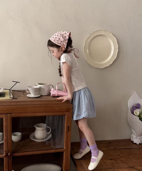 42[予約]aiai check ribbon shorts