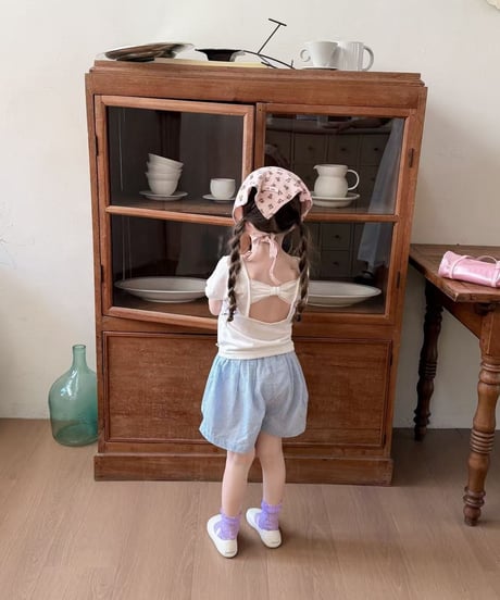41[予約]aiai bear ribbon tee
