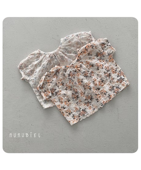 31[予約]nunubiel bebe blossom blouse