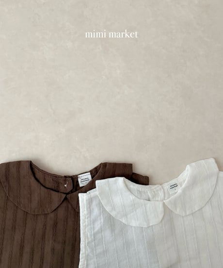 15[予約]mimi market sleeveless collar blouse