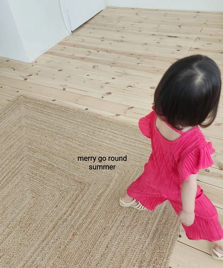 6[予約]merry go round pleated frill set