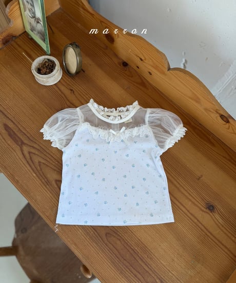 7[予約]marron yvonne t-shirt(XS-L)