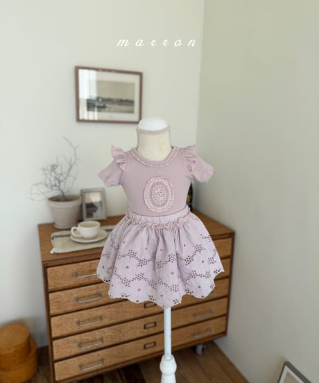 3[予約]marron butter t-shirt(XS-L)