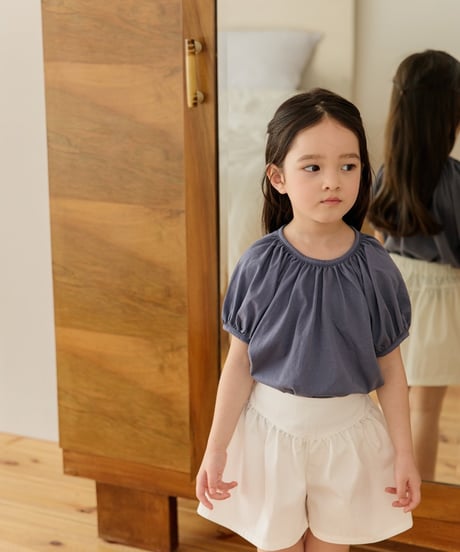 4[予約]mon Atelier shirring t