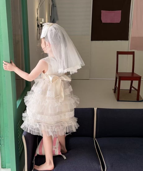 5[予約]aiai white veil princess dress