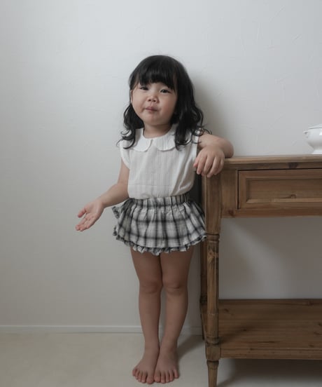 15[予約]mimi market sleeveless collar blouse