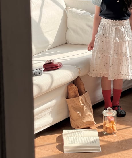 62[予約]ninibello peony cancan skirt