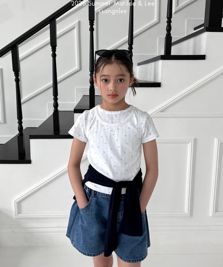 5[予約]matilda&lee eyelet lace tank top
